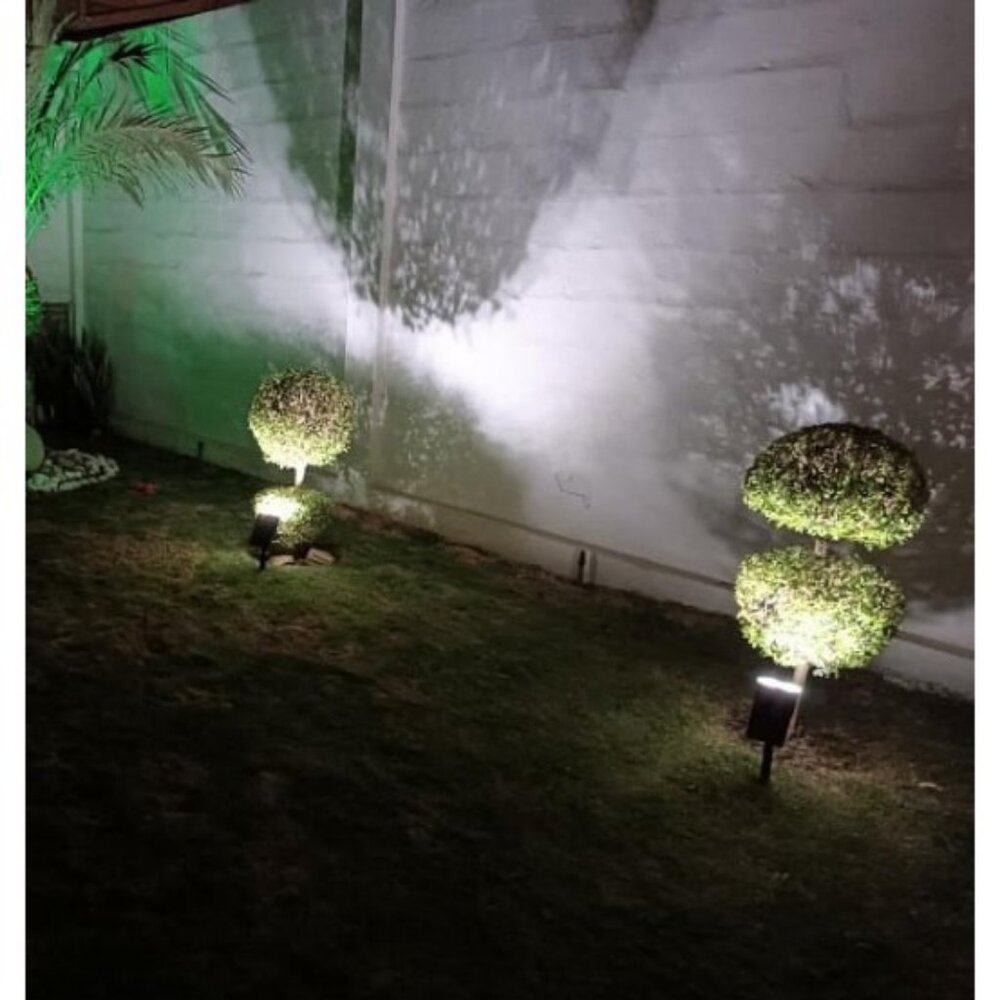 4 Pack StarRay Solar Spot Lights Outdoor, 30% Conversion Rate IP67 Waterproof